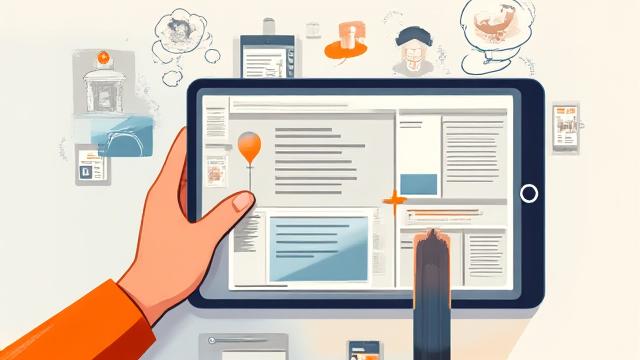 Ilustración de prototipado de aplicaciones